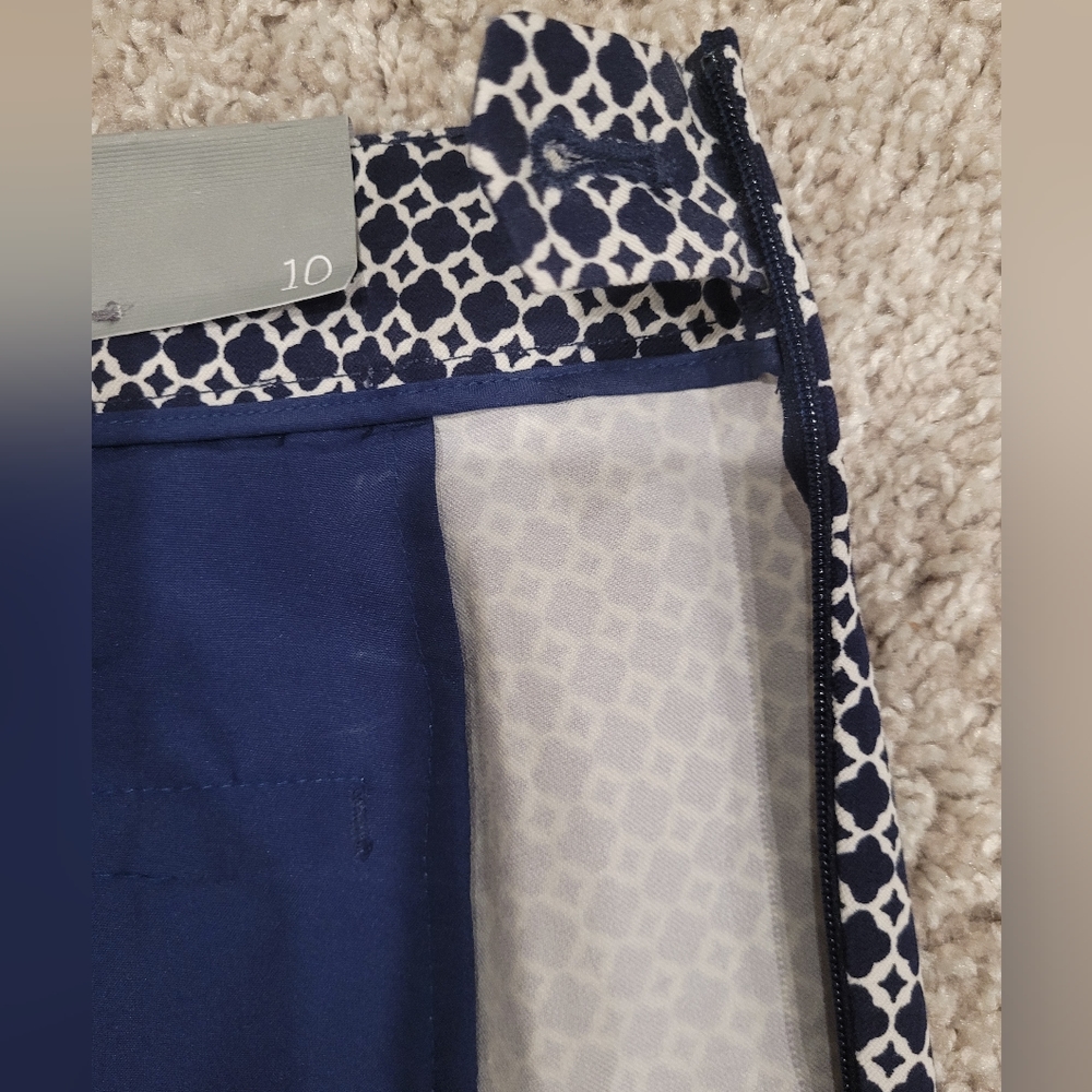Talbots Chatham Ankle Length Pattern Pants - Picture 7 of 14